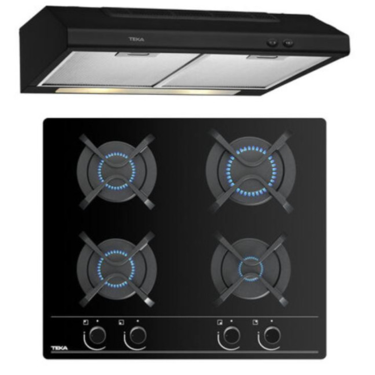 PAQUETE DUETTO TMX 60 NEGRA / GBC 64000KIABK (00256) MARCA TEKA